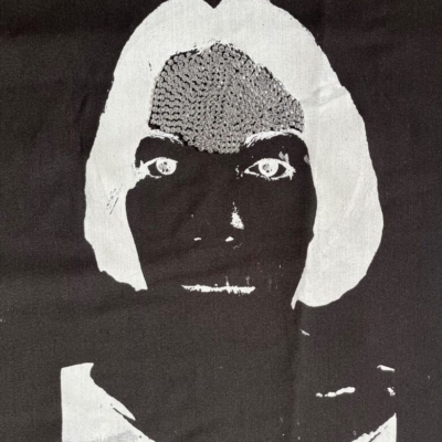 bright mind, silk-screen printing embroidery, 50x 40 cm, 2024